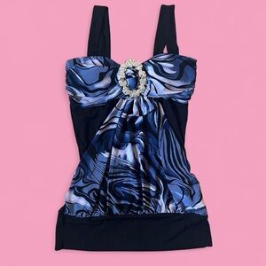 y2k Tank Top with buckle